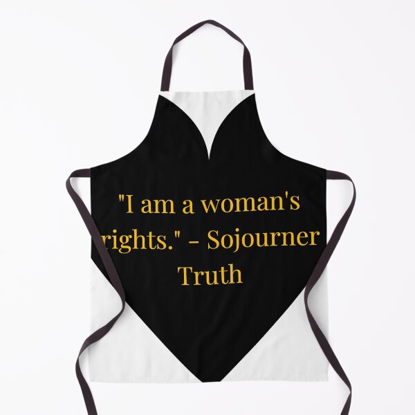 Item preview, Sojourner Truth Quote – Gold Text Black Heart designed and sold by TheIconSmith.
