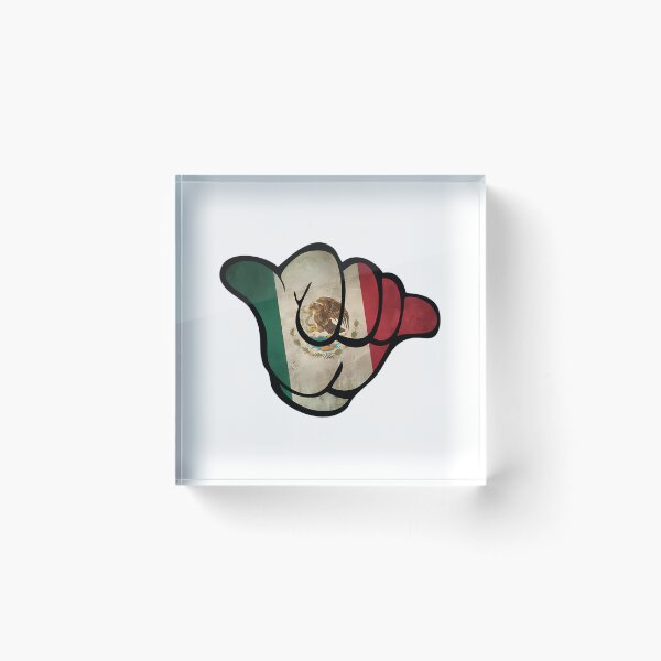 Item preview, Mexico Jdm Shaka Flag Distressed designed and sold by shopbatknitcra.