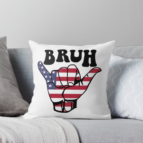 Item preview, Bruh Flag - Brothers (Bro) American Flag - Good Vibes Shaka designed and sold by shopbatknitcra.