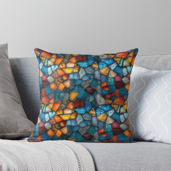 Item preview, Vibrant Broken Stained Glass Mosaic designed and sold by NTGUILTY.
