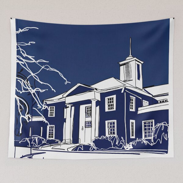 Item preview, Delaware, USA - Blue Abstract Art designed and sold by shadow-bloom.