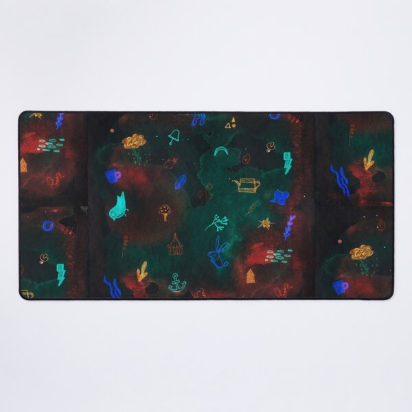 Item preview, Neon color abstract doodle designed and sold by Qualali Studio.