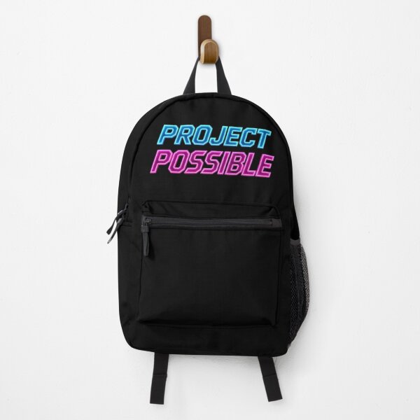 Item preview, Project Possible Neon Motivation Futuristic Typography designed and sold by ExploreAura Studio.