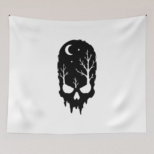 Item preview, Dark Silhouette Skulls 059_1 designed and sold by AhmedHelal24795.