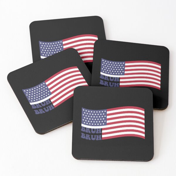 Item preview, Bruh Flag - Brothers (Bro) American Flag - Good Vibes Shaka designed and sold by shopbatknitcra.