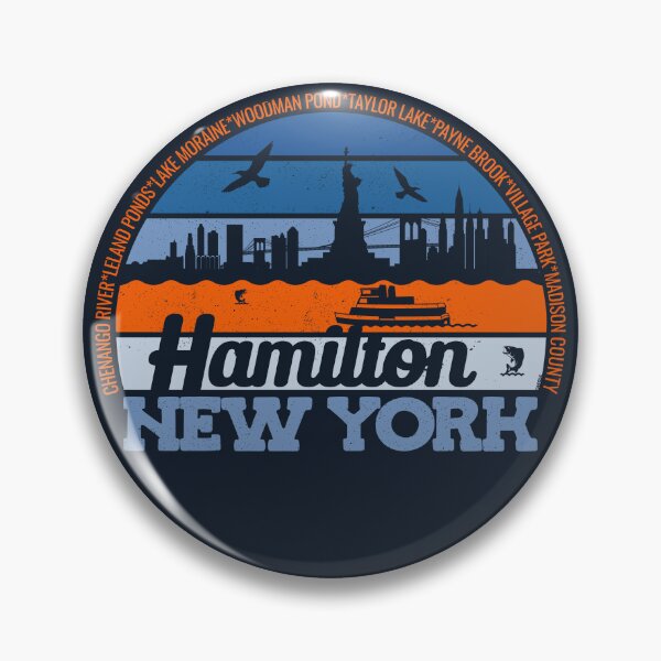 Item preview, Hamilton New York Sunset Retro Vintage Local Pride Logo designed and sold by CRHPOD20.