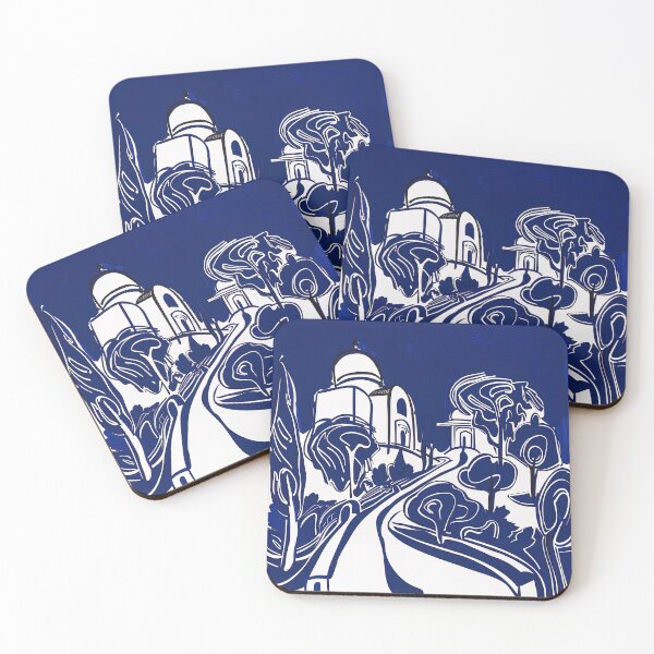 Item preview, Delhi, India - Blue Abstract Art designed and sold by shadow-bloom.