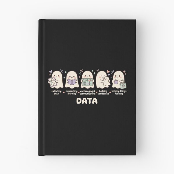 Item preview, Data Cute Ghosts Supporting Learning School designed and sold by MizoX7.
