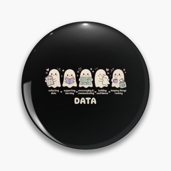 Item preview, Data Cute Ghosts Supporting Learning School designed and sold by MizoX7.