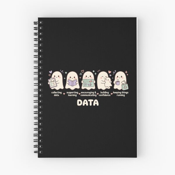 Item preview, Data Cute Ghosts Supporting Learning School designed and sold by MizoX7.