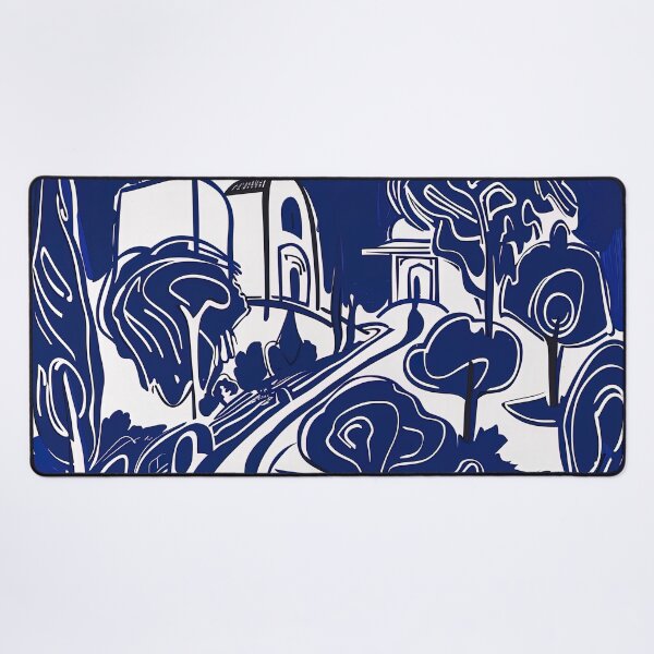 Item preview, Delhi, India - Blue Abstract Art designed and sold by shadow-bloom.