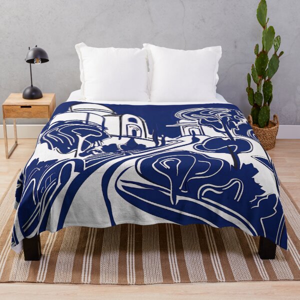 Item preview, Delhi, India - Blue Abstract Art designed and sold by shadow-bloom.