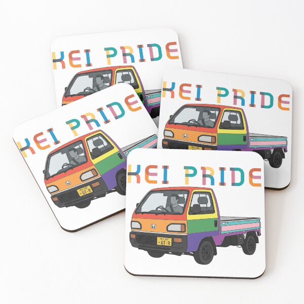 Item preview, Kei Pride - Honda Acty Rainbow JDM Mini Truck designed and sold by Piffys.