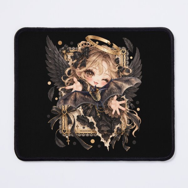 Item preview, Gothic Halloween Angel Girl With Bat designed and sold by Szpaku desart .