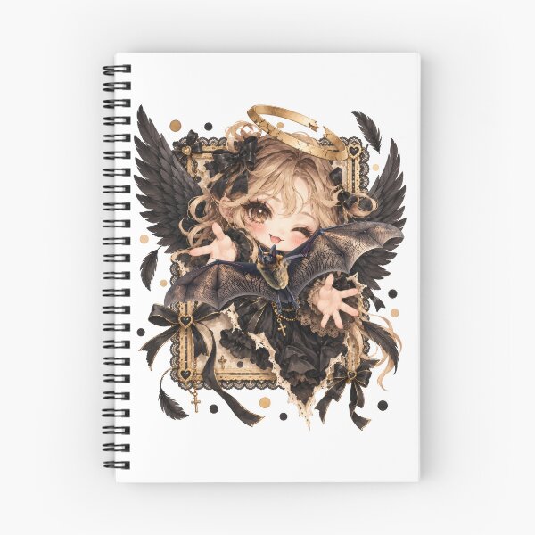 Item preview, Gothic Halloween Angel Girl With Bat designed and sold by Szpaku desart .