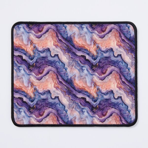 Item preview, Luxurious Purple Pink Watercolor Gold Marble Pattern designed and sold by NTGUILTY.