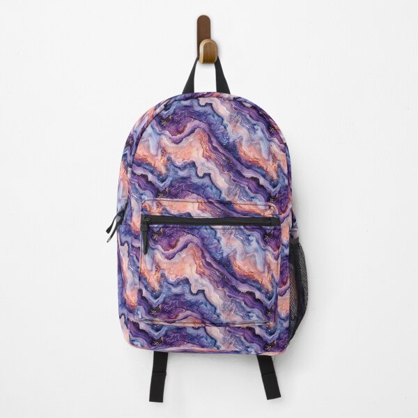 Item preview, Luxurious Purple Pink Watercolor Gold Marble Pattern designed and sold by NTGUILTY.