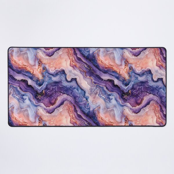 Item preview, Luxurious Purple Pink Watercolor Gold Marble Pattern designed and sold by NTGUILTY.