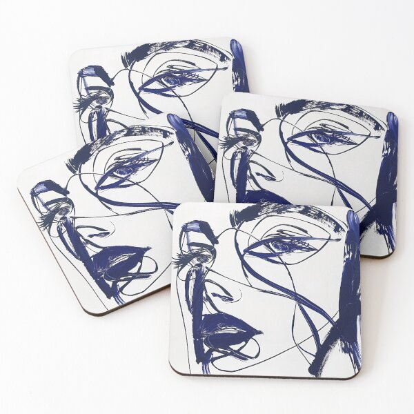 Item preview, Delight - Blue Abstract Art designed and sold by shadow-bloom.