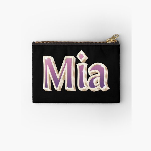 Item preview, Mia Name in Gold, Pink and Purple with a Glam Style designed and sold by AloraDawnEve.