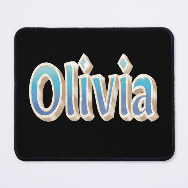Item preview, Olivia Name in Blue and Purple with a Glam Style designed and sold by AloraDawnEve.