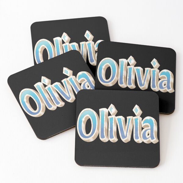 Item preview, Olivia Name in Blue and Purple with a Glam Style designed and sold by AloraDawnEve.