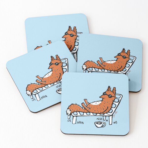 Item preview, Summer fox in the garden designed and sold by johanneVN.