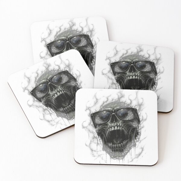 Item preview, FLAMING SCREAM SKULL  designed and sold by ekemarket.