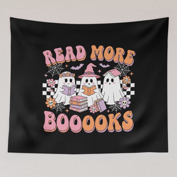 Item preview, Read More Boooooks Three Reading Ghosts designed and sold by MizoX7.