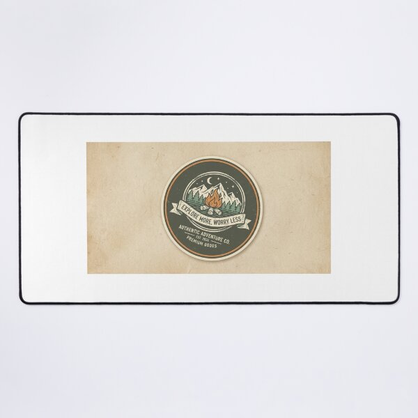 Item preview, Vintage Mountain & Camping Adventure Badge 2 designed and sold by FakePeopleSuck.