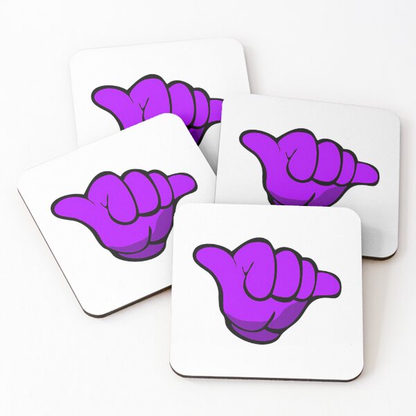 Item preview, Purple Glove Jdm Shaka Hand designed and sold by shopbatknitcra.