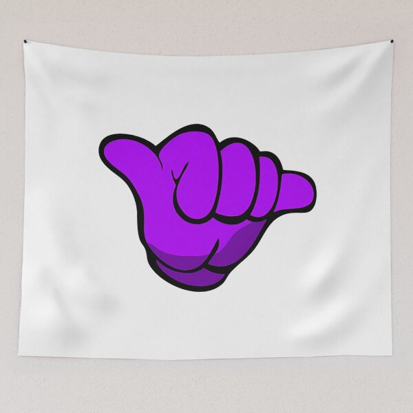 Item preview, Purple Glove Jdm Shaka Hand designed and sold by shopbatknitcra.