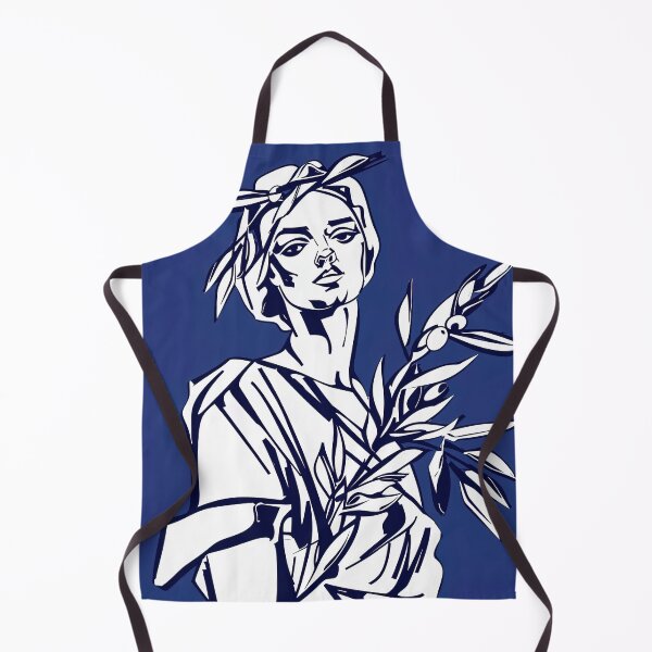 Item preview, Demeter, Greek deity - Blue Abstract Art designed and sold by shadow-bloom.