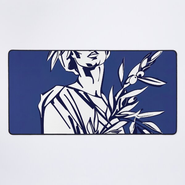 Item preview, Demeter, Greek deity - Blue Abstract Art designed and sold by shadow-bloom.