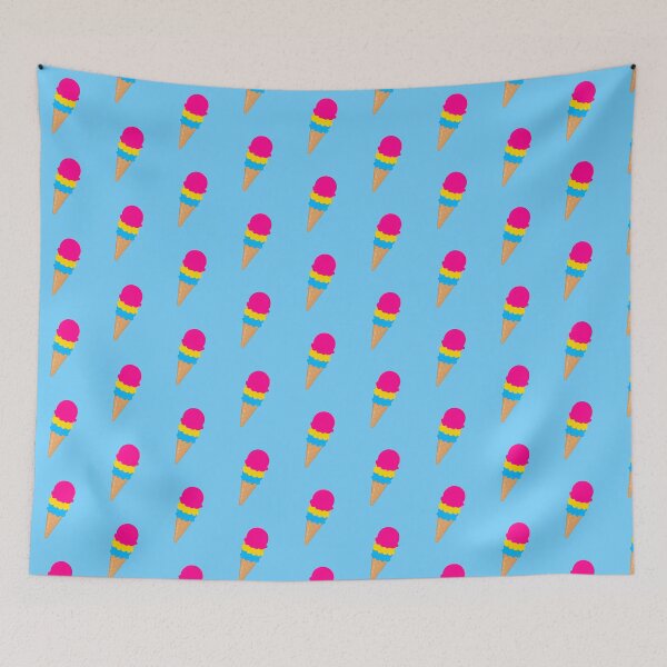 Item preview, Pansexual Pride Flag Ice Cream Cone designed and sold by Sahira820.