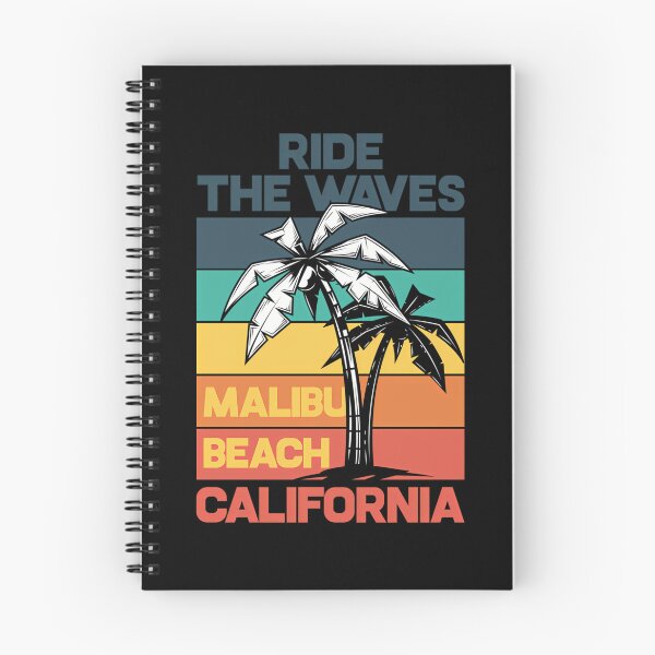 Item preview, Ride The Waves - Malibu Beach California designed and sold by shopbatknitcra.