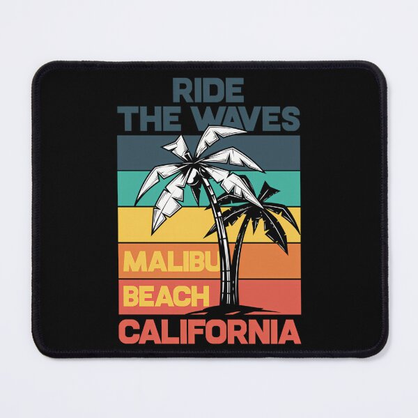 Item preview, Ride The Waves - Malibu Beach California designed and sold by shopbatknitcra.