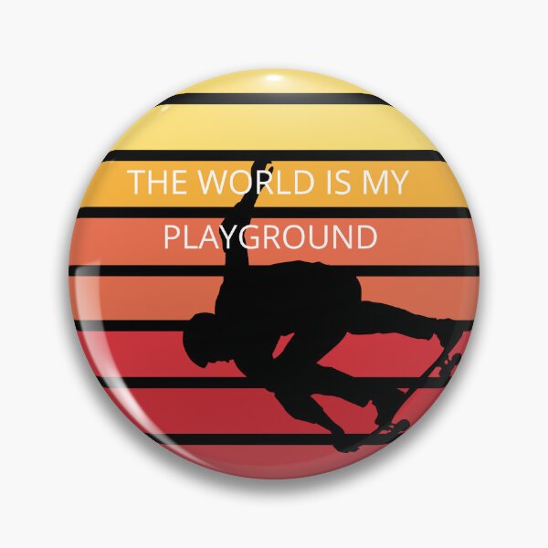 Item preview, the world is my playground designed and sold by Biczekdziczek.