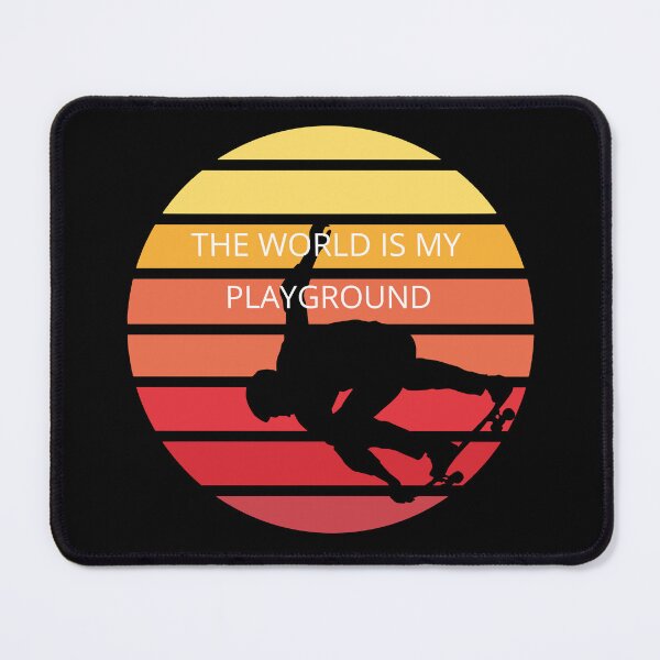 Item preview, the world is my playground designed and sold by Biczekdziczek.