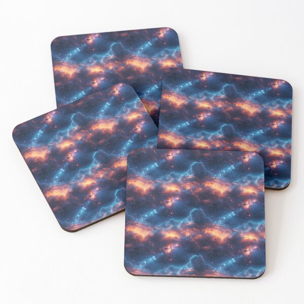 Item preview, Vibrant Cosmic Nebula and Glowing Galaxy Pattern designed and sold by NTGUILTY.