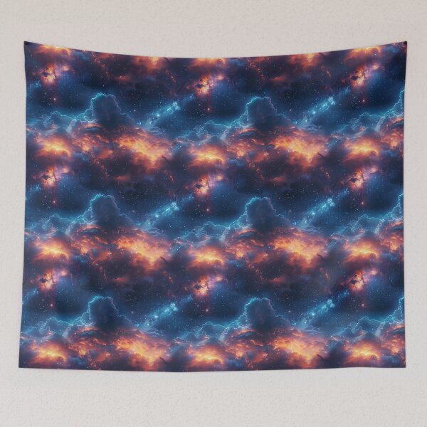 Item preview, Vibrant Cosmic Nebula and Glowing Galaxy Pattern designed and sold by NTGUILTY.