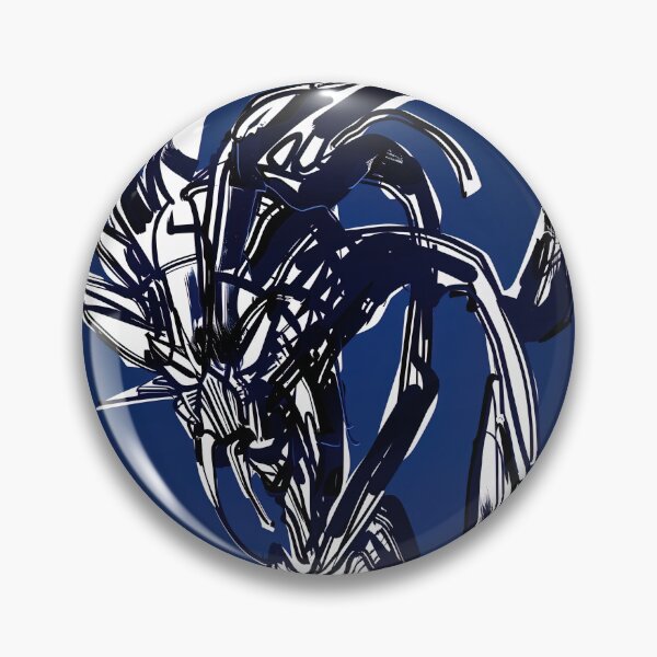 Item preview, Demogorgon - Blue Abstract Art designed and sold by shadow-bloom.