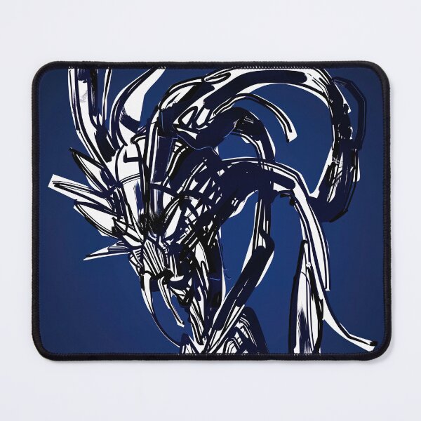 Item preview, Demogorgon - Blue Abstract Art designed and sold by shadow-bloom.