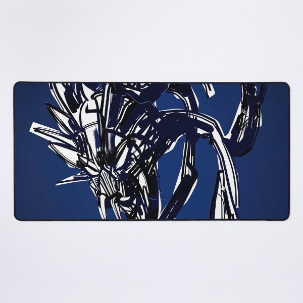 Item preview, Demogorgon - Blue Abstract Art designed and sold by shadow-bloom.