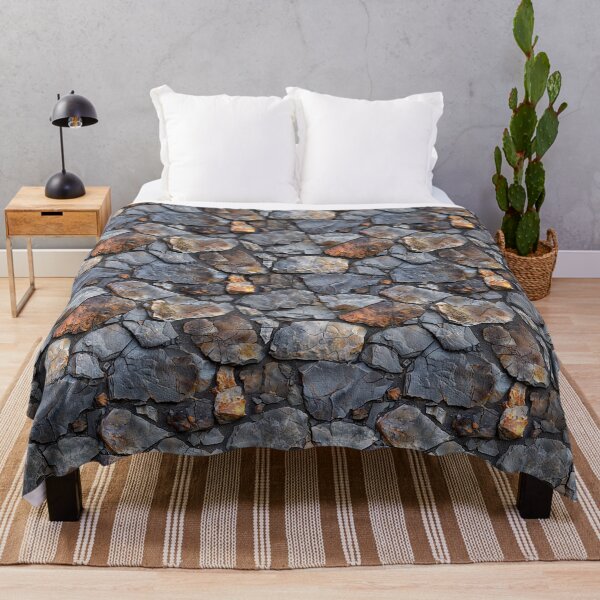 Item preview, Rugged Cracked Slate Stone Texture Pattern designed and sold by NTGUILTY.
