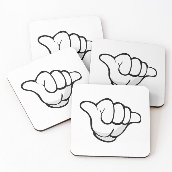 Item preview, White Glove Jdm Shaka designed and sold by shopbatknitcra.
