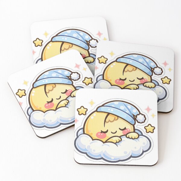 Item preview, Kawaii sleepy moon – Adorable design with pastel cloud and stars designed and sold by Ars Viva.