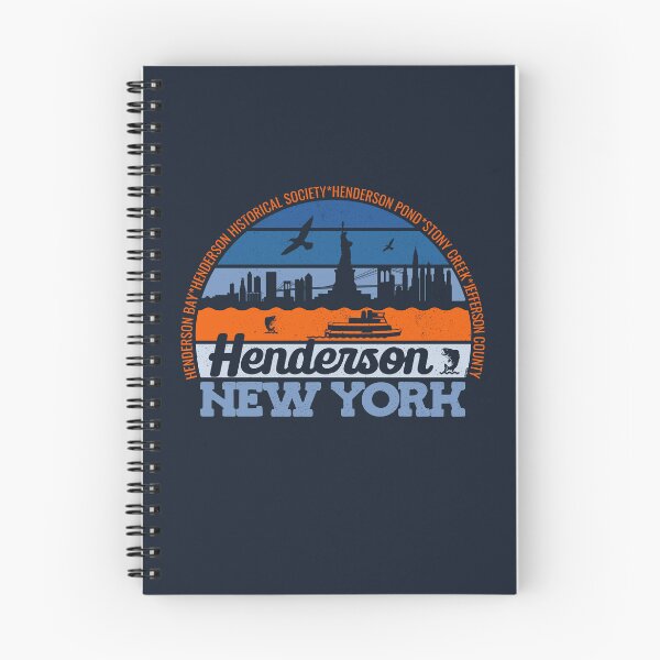 Item preview, Henderson New York Sunset Retro Vintage Local Pride Logo designed and sold by CRHPOD20.