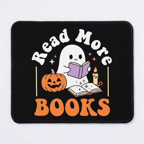 Item preview, Read More Books Cute Reading Ghost designed and sold by MizoX7.