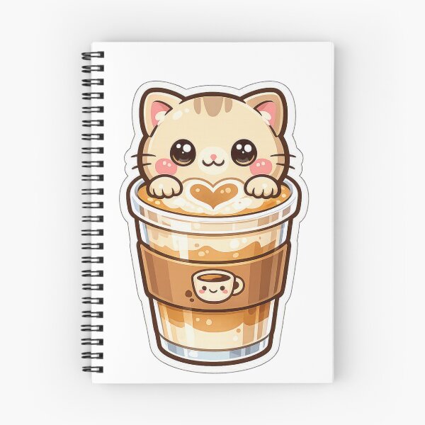 Item preview, Kawaii Brown Kitten – Adorable Latte Design with Heart designed and sold by Ars Viva.